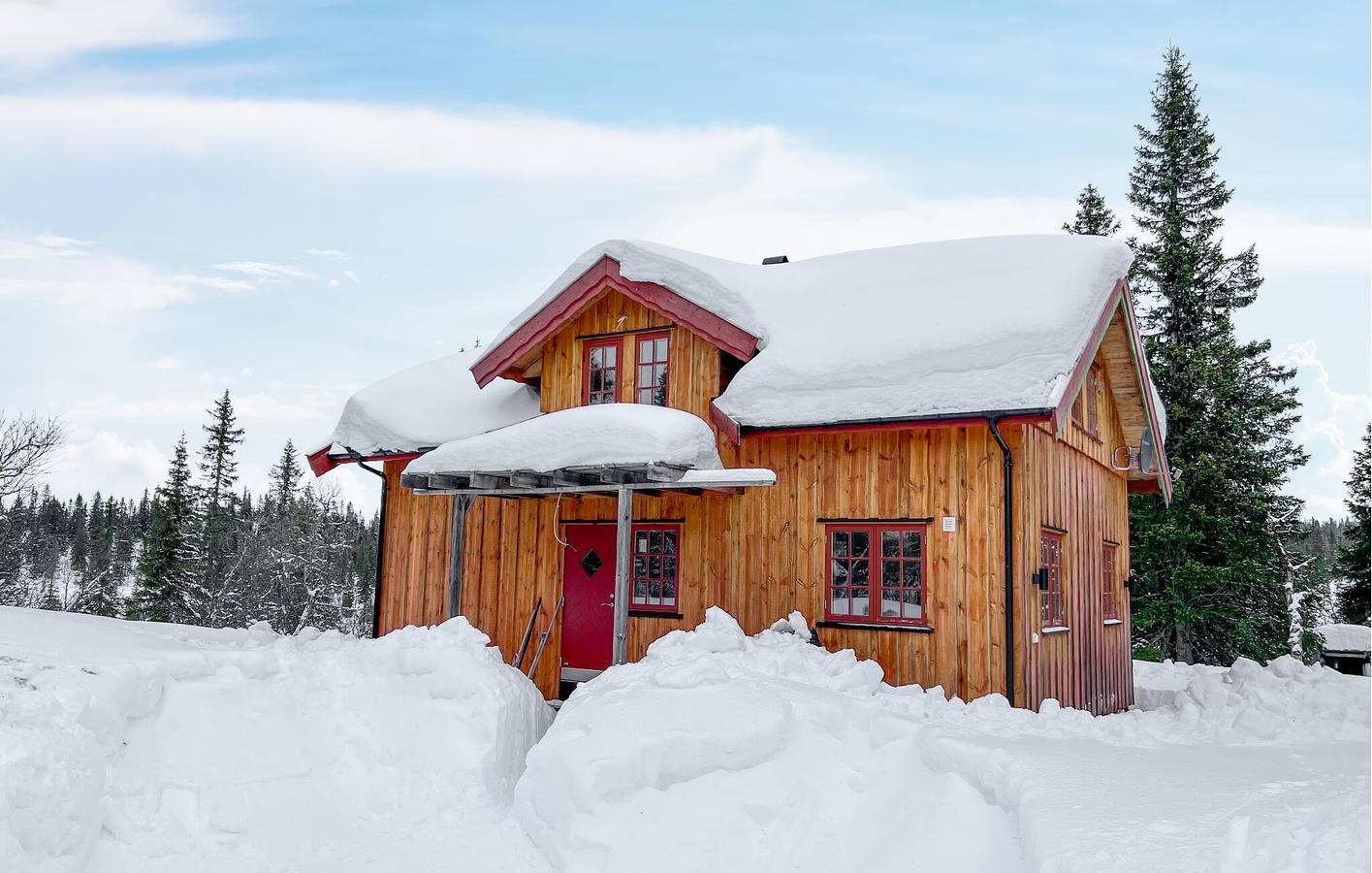 Ferienhaus für 5 Personen mit Garten in Nordre Land