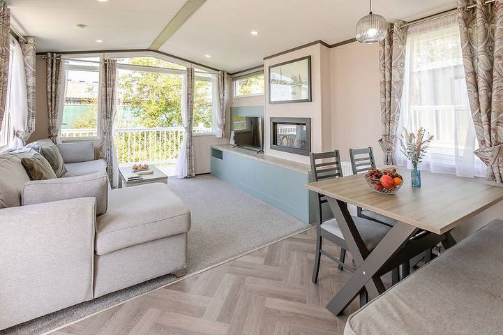 Static caravan for 4 people in Exmoor