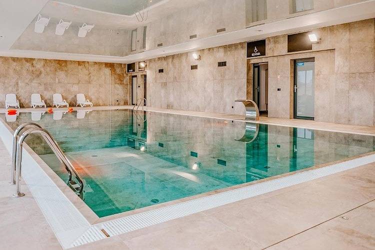 Ganze Wohnung, Wohnung in Dziwnów mit Flussblick und Spa in Dziwnów, Wollin
