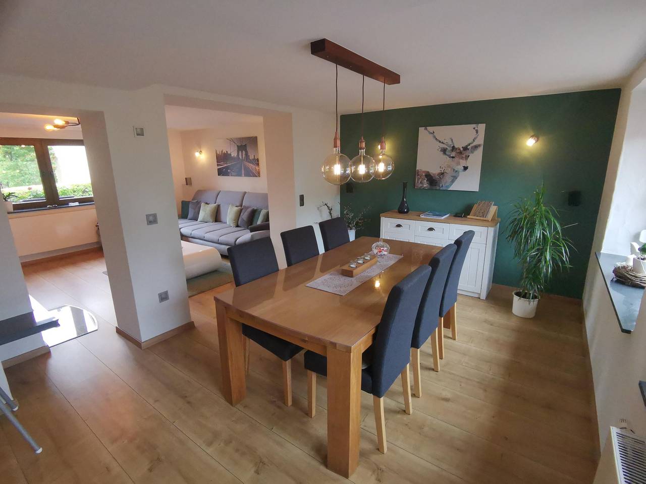 Ganze Ferienwohnung, 5-Bett-Ferienwohnung Dusche/Wc, 3 Schlafräume in Nohn, Vulkaneifel