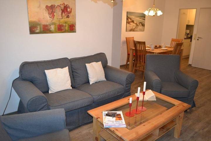 Vacation rental for 4 people, with Balcony in St. Peter-Ording