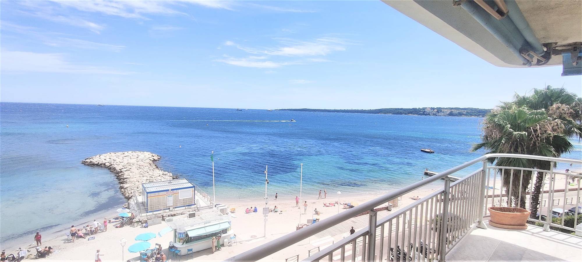 Hel lägenhet, Air conditioning apartment for up 4 people with amazing sea view in Cannes, Medelhavskusten (Frankrike)