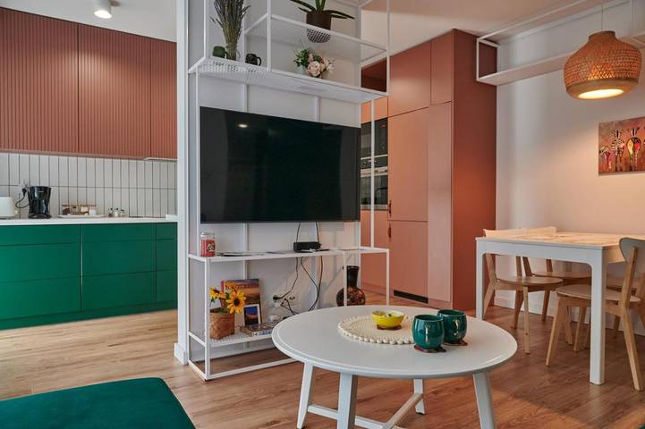 Apartament wakacyjny dla 4 osób, z Balkon i Taras w Łańcut