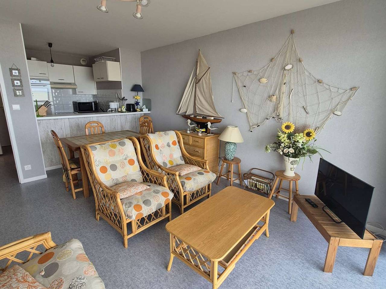 Apartamento entero, Apartamento vista al mar - 4 pers. in Cucq, Montreuil und Umgebung