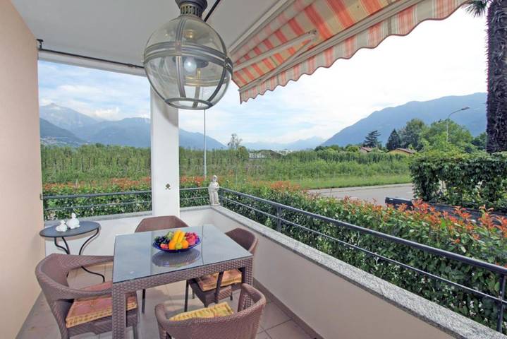 Ferienhaus für 5 Personen, mit Balkon und Terrasse sowie Garten
