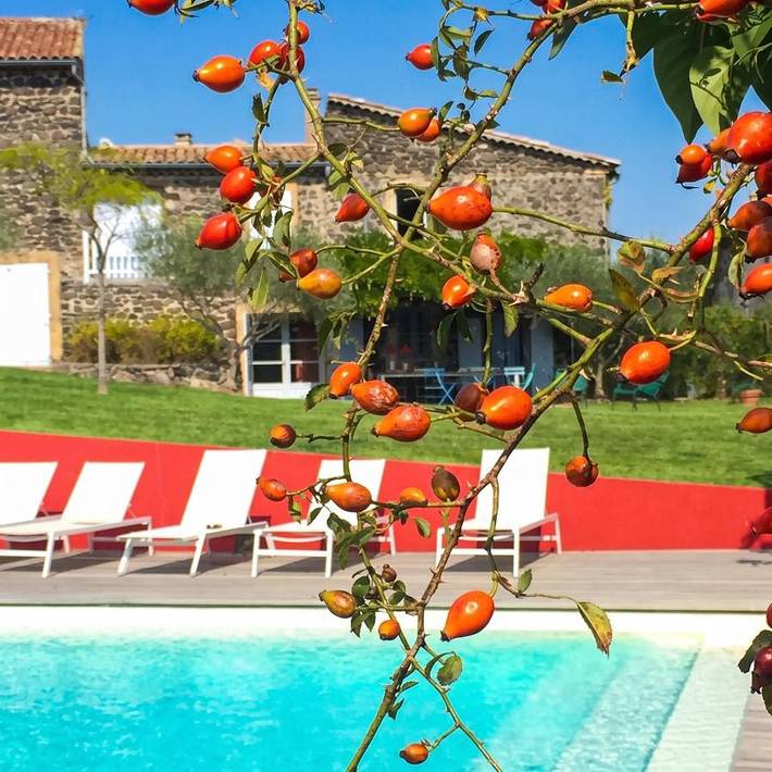 Location de vacances pour 11 personnes, avec Terrasse ainsi que Jardin et Piscine à Saint-Lager-Bressac - 2