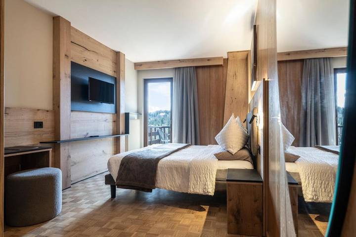 Hôtel pour 4 personnes, avec sauna ainsi que jardin et jacuzzi à Fai della Paganella - 2