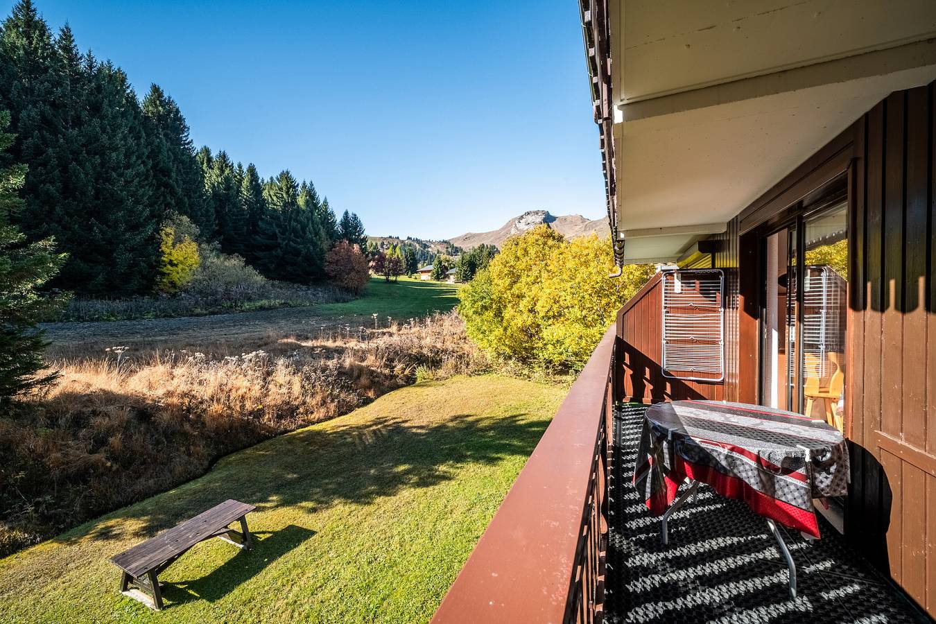 Appartement entier, Appartement 'Les 3 Lys - 25 M² - Le Praz De Lys' avec vue sur la montagne, jardin partagé et balcon in Le Praz de Lys, Taninges
