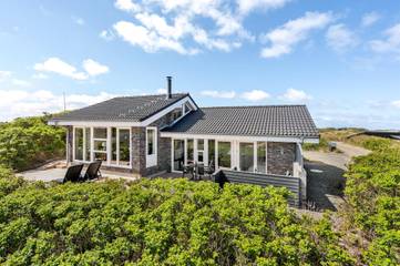 Ferienhaus mit Meerblick für 6 Personen, mit Sauna und Terrasse am Ringkøbing Fjord