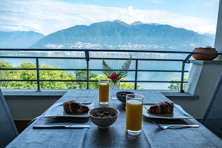 Ferienwohnung für 2 Personen, mit Balkon und Garten, mit Haustier am Lago Maggiore (Schweiz) - 4