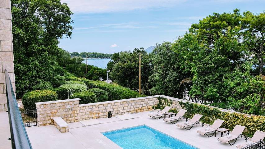 Ferienhaus für 9 Personen, mit Pool und Garten in Dubrovnik - 2
