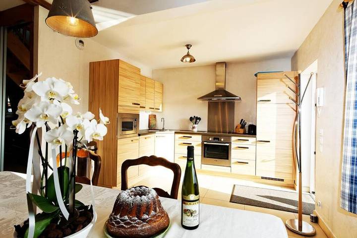 Appartement de vacances pour 8 personnes, avec jardin