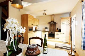 Gîte pour 8 personnes, avec jardin à Bilwisheim