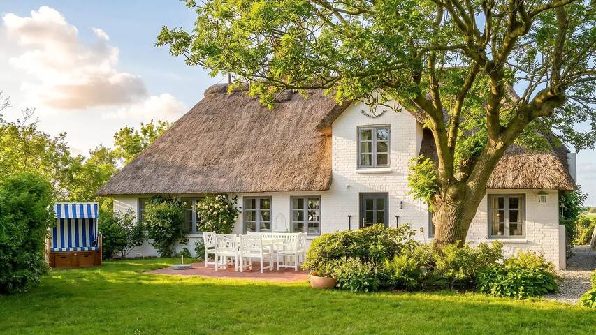 Ferienhaus für 6 Personen, mit Garten