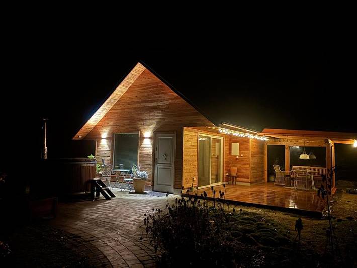 Maison de vacances pour 2 personnes, avec terrasse et jardin ainsi que sauna et vue - 1