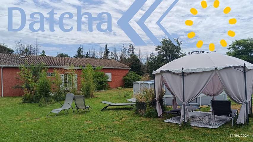 Location de vacances pour 7 personnes, avec jardin et piscine, animaux acceptés à Lavaur