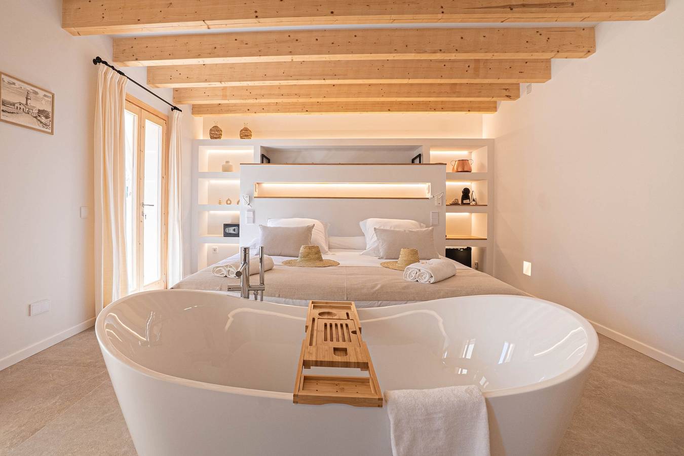 Zimmer 201 – Junior Suite mit Balkon, Meerblick, Wlan und Klimaanlage in Capdepera, Mallorca Osten