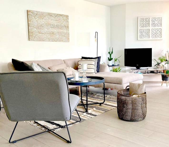 Appartement de vacances pour 5 personnes, avec Balcon et Terrasse ainsi que Jardin et Vue sur le lac