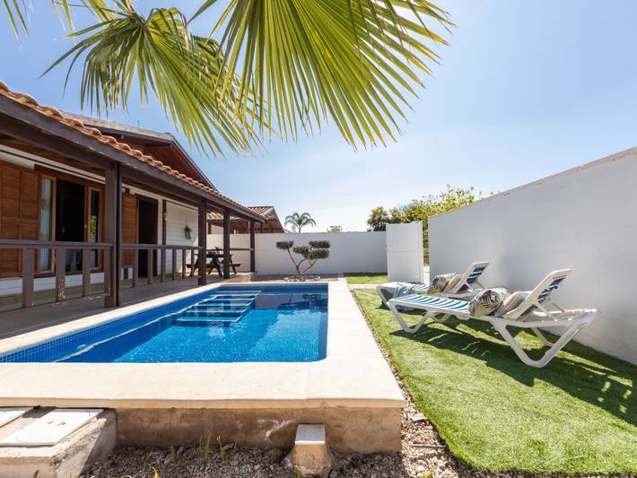 Chalet für 6 Personen, mit Pool und Garten sowie Terrasse, mit Haustier in Riumar - 2