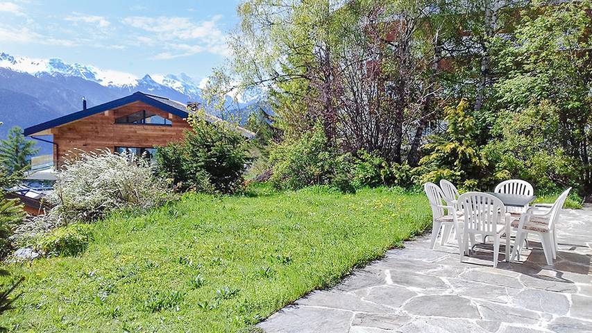 Gîte pour 7 personnes, avec Terrasse et Jardin ainsi que Sauna et Vue à Randogne - 4