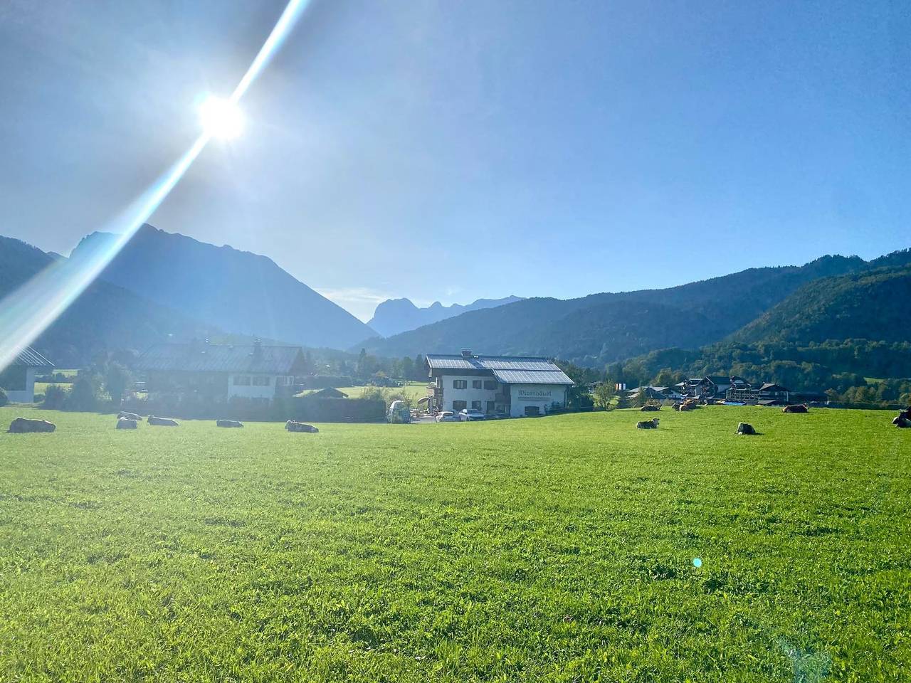 Ganze Ferienwohnung, Wiesnhäusl - Ferienwohnung 1, 40qm für 1-2 Personen, 1 separates Schlafzimmer und Balkon in Schönau am Königssee, Berchtesgadener Alpen