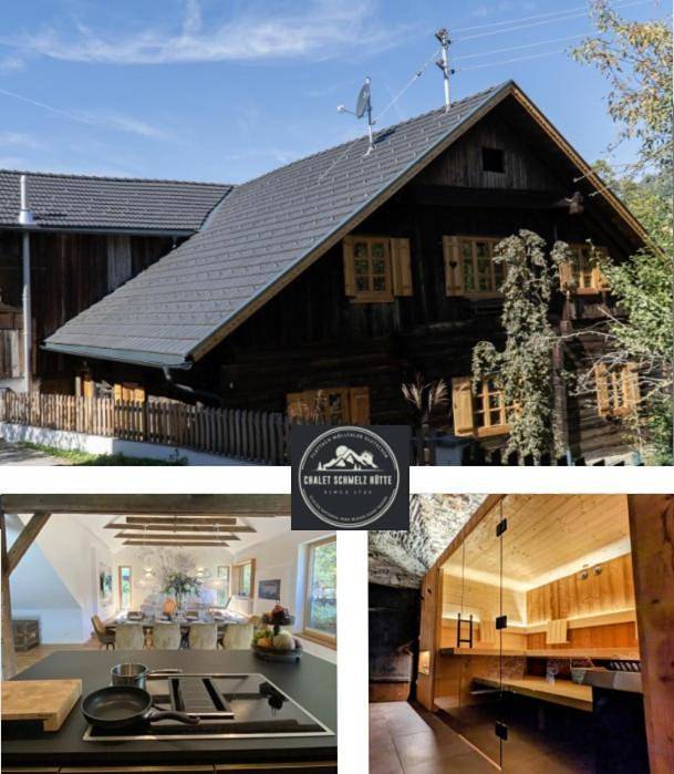 Chalet Schmelz Huette mit Sauna und Garten in Kreuzeckgruppe, Flattach