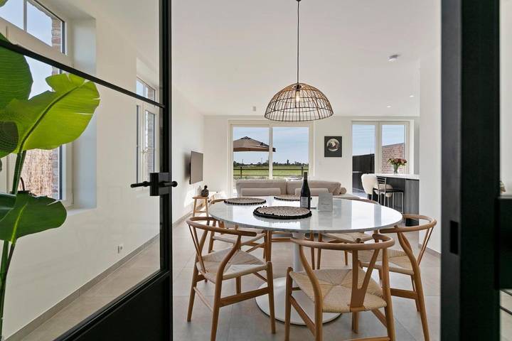 Maison de vacances pour 7 personnes, avec Jacuzzi et Terrasse ainsi que Jardin et Vue à Kortemark