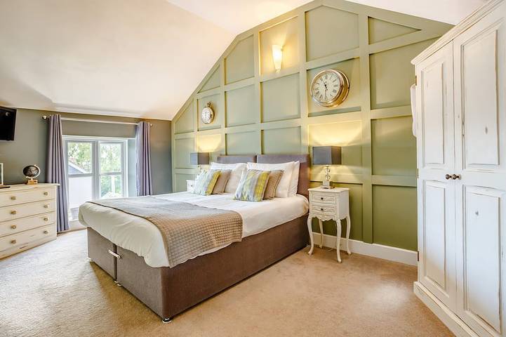 Rural-Ejecutivo-Baño en la habitacion-Vista al Jardín-Luxury 2 bed Holiday Let in Tidenham, Gloucestershire