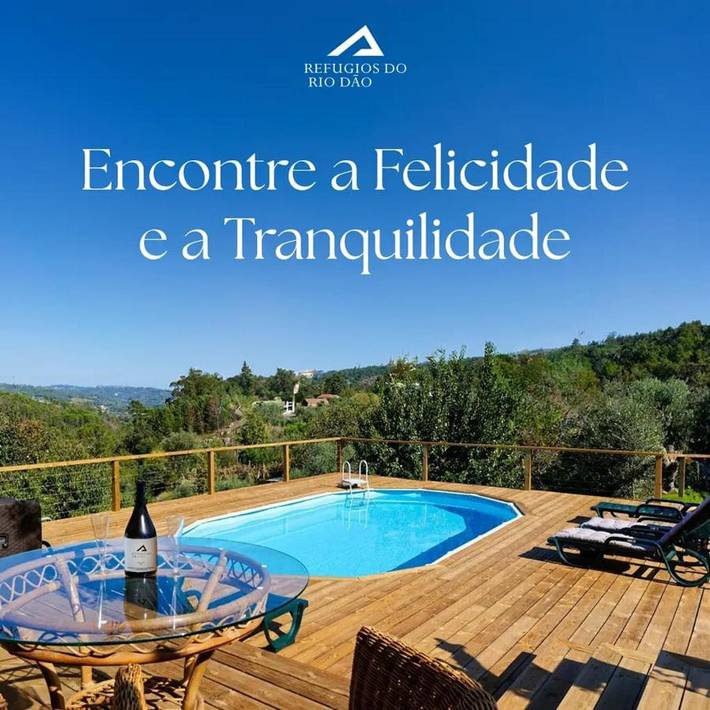 Location de vacances pour 10 personnes, avec Balcon et Jacuzzi ainsi que Terrasse et Jardin à Mangualde