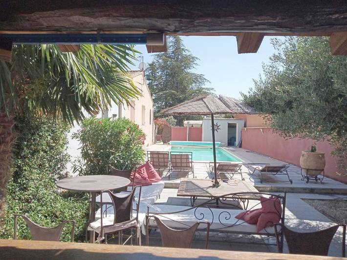 Gîte pour 2 personnes, avec jardin ainsi que piscine et vue à Valréas - 4