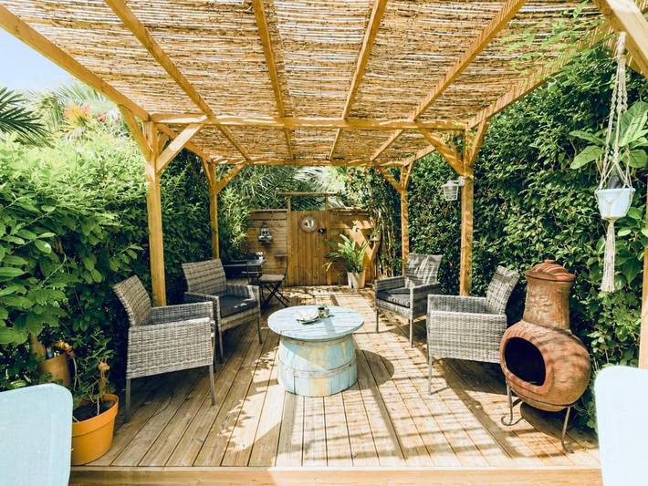 Ferienhaus für 4 Personen, mit Terrasse