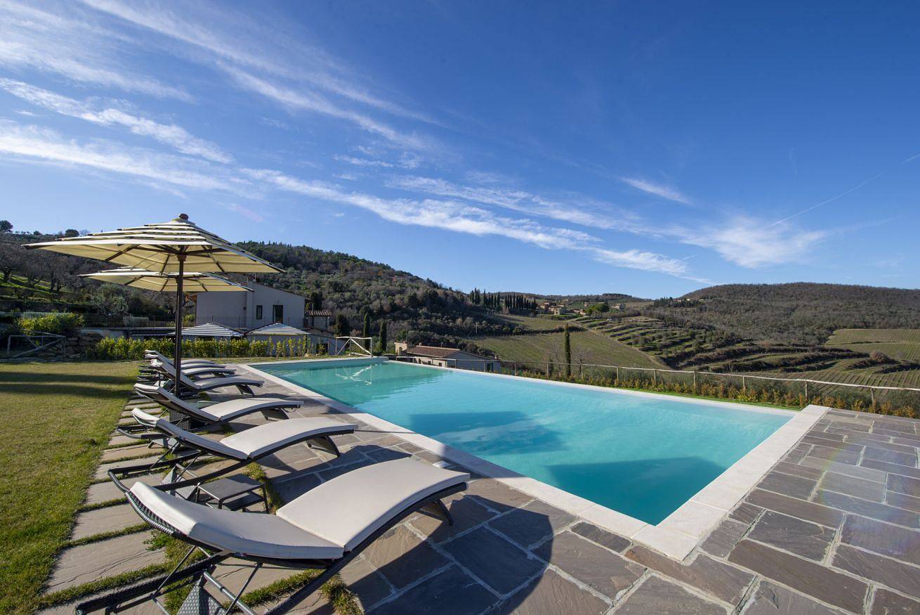 My Exclusive Italy - Chianti's Villa | Vineyard, infinity pool, view in Panzano In Chianti, Chianti