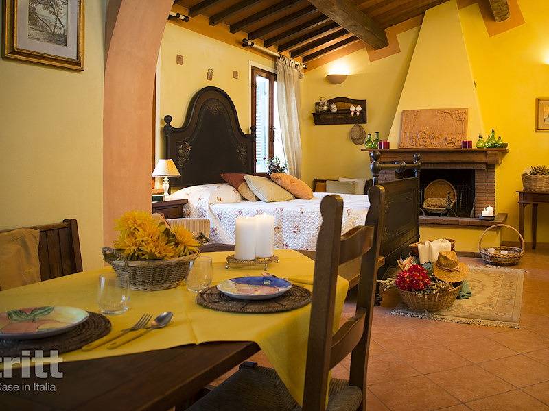 Tritt — Schöne Ferienwohnung mit Restaurant in der Nähe von Pisa für 3 Personen in Lari, Casciana Terme Lari