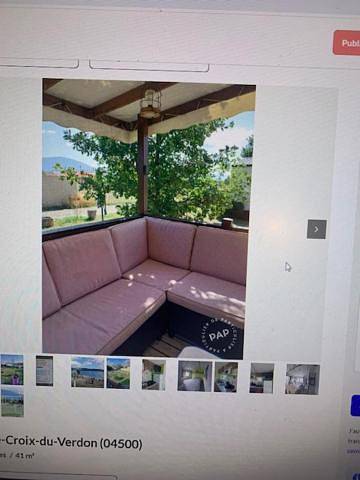 Camping für 5 Personen, mit Terrasse und Garten sowie Pool und Ausblick