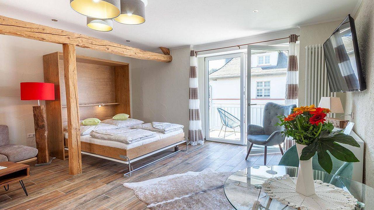 Ganze Ferienwohnung, Ferienwohnung für 2 Personen (42 m²) in Schalkenmehren in Schalkenmehren, Vulkaneifel