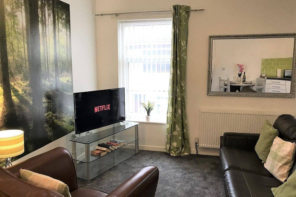 Ganze Wohnung, Apartment-Komfort-Eigenes Badezimmer-Strassenblick in St Helens, Nordwestengland