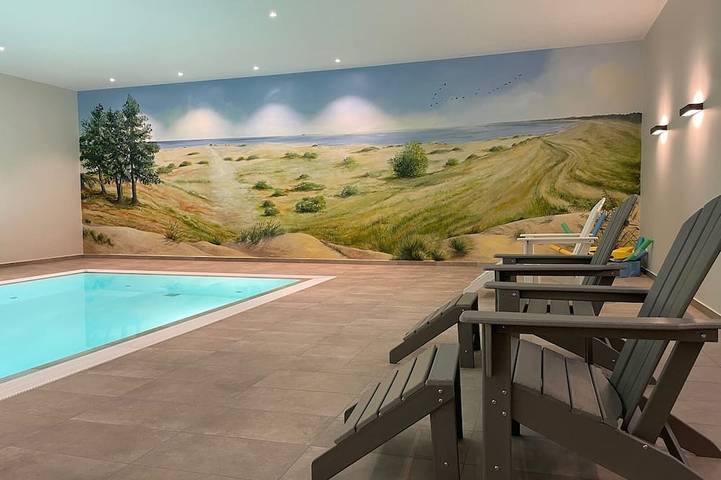 Ferienwohnung für 2 Personen, mit Balkon und Pool sowie Sauna und Garten, mit Haustier - 1