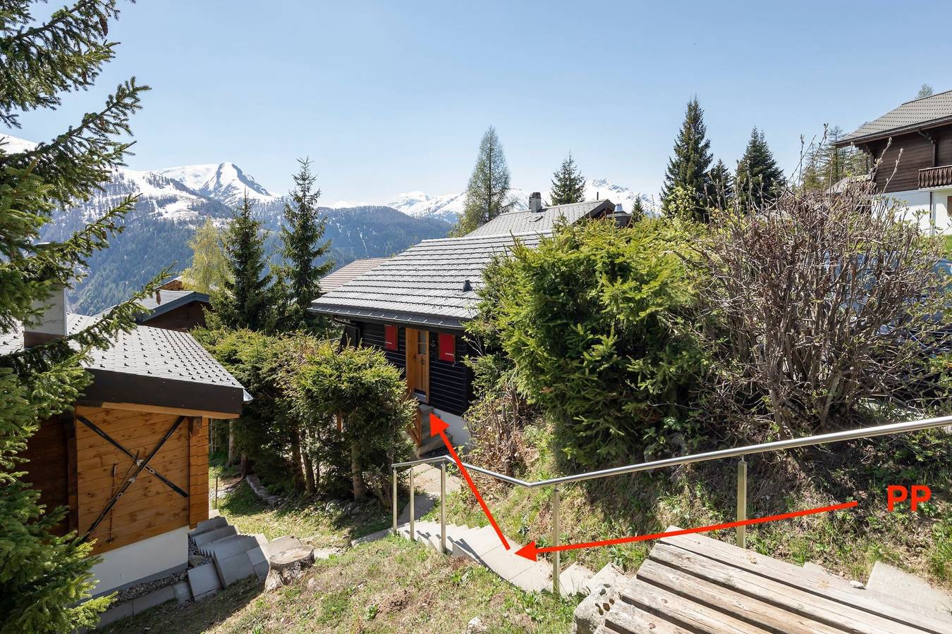 Chalet "üfem Bord" in Bellwald, Goms