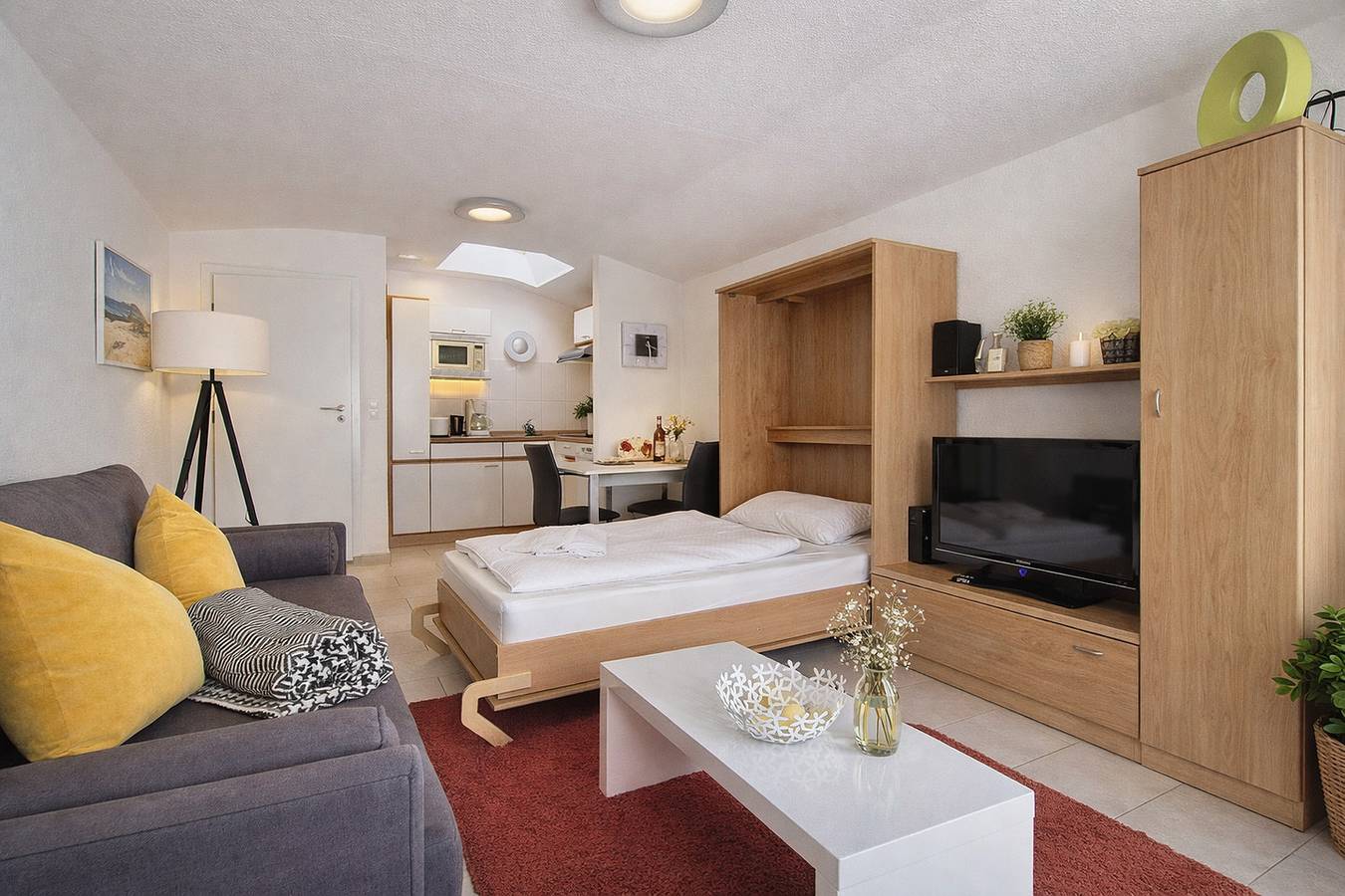 Ganze Wohnung, 45 m² Erdgeschosswohnung für 2+1 Personen mit Terrasse in Bungalowanlage in Kühlungsborn Weststrand, Kühlungsborn