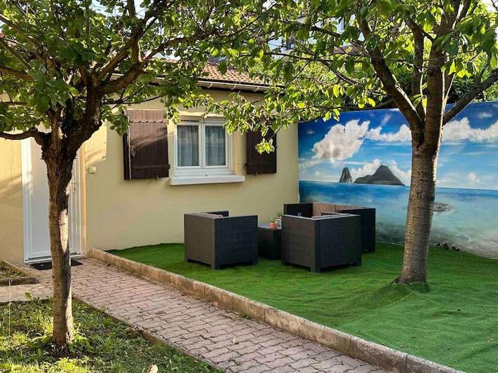 Appartement de vacances pour 2 personnes, avec jardin