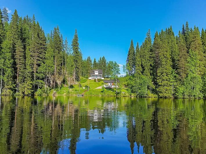 Villa akuliina in Multia, Mittelfinnland