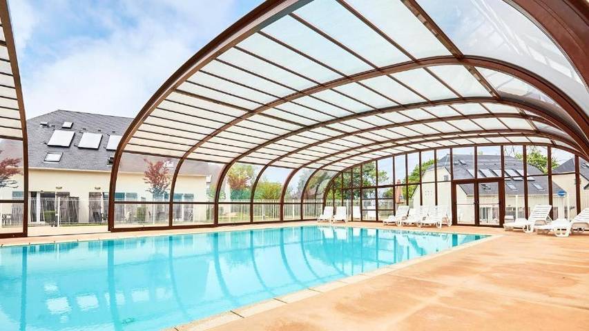 Location de vacances pour 6 personnes, avec terrasse et piscine ainsi que jardin et vue, animaux acceptés à Auberville - 4