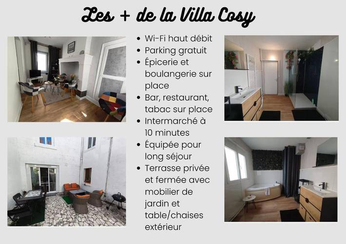 Location de vacances pour 5 personnes, avec terrasse et vue, animaux acceptés à Parçay-les-Pins