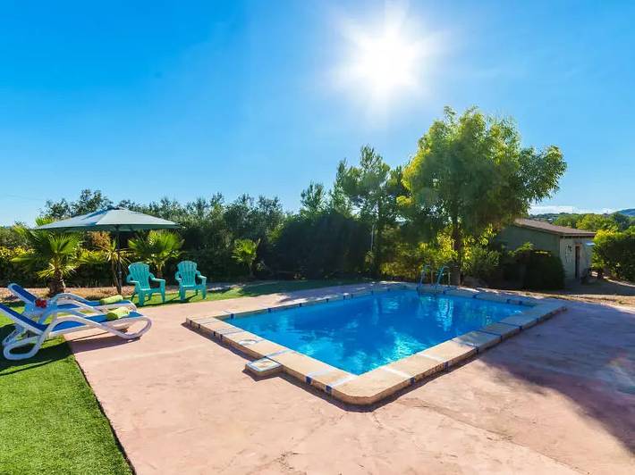Ferienhaus für 3 Personen, mit Terrasse und Garten sowie Pool in Sant Llorenç des Cardassar