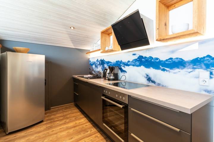 Hütte für 4 Personen, mit Balkon und Garten sowie Ausblick in Oberstdorf