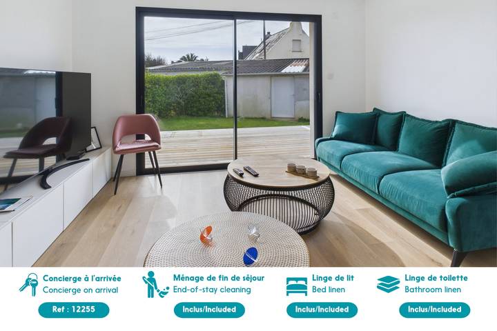 Location de vacances pour 8 personnes, avec jardin ainsi que jacuzzi et terrasse à Plouguerneau - 3