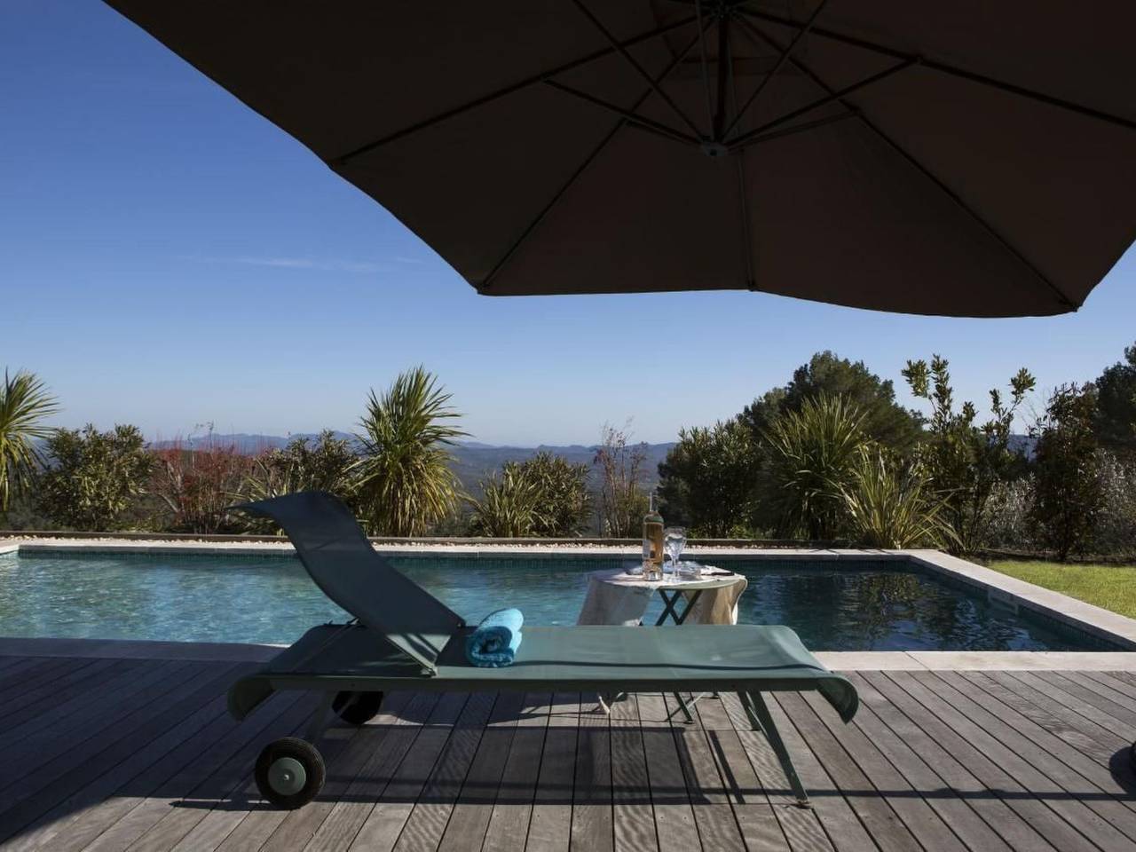 "Meline" mit Aussicht in Seillans, Region de Draguignan