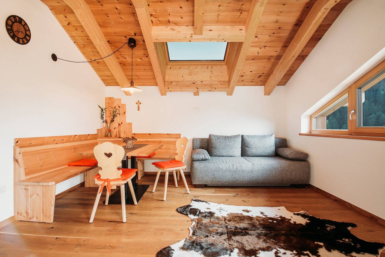 Geheel appartement, Vakantiewoning "Lahnbach Großkarneid" in een prachtig landschap met uitzicht op de bergen in Lüsen, Dolomiti Superski