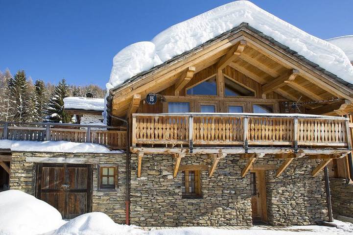 Chalet pour 7 personnes, avec jardin et balcon