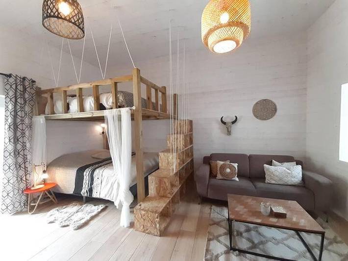 Appart’hôtel pour 4 personnes, avec terrasse et jardin